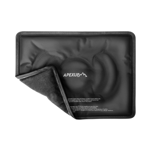 Reusable Gel Ice Packs for Injuries, Flexible Double-Sided Cold Packs