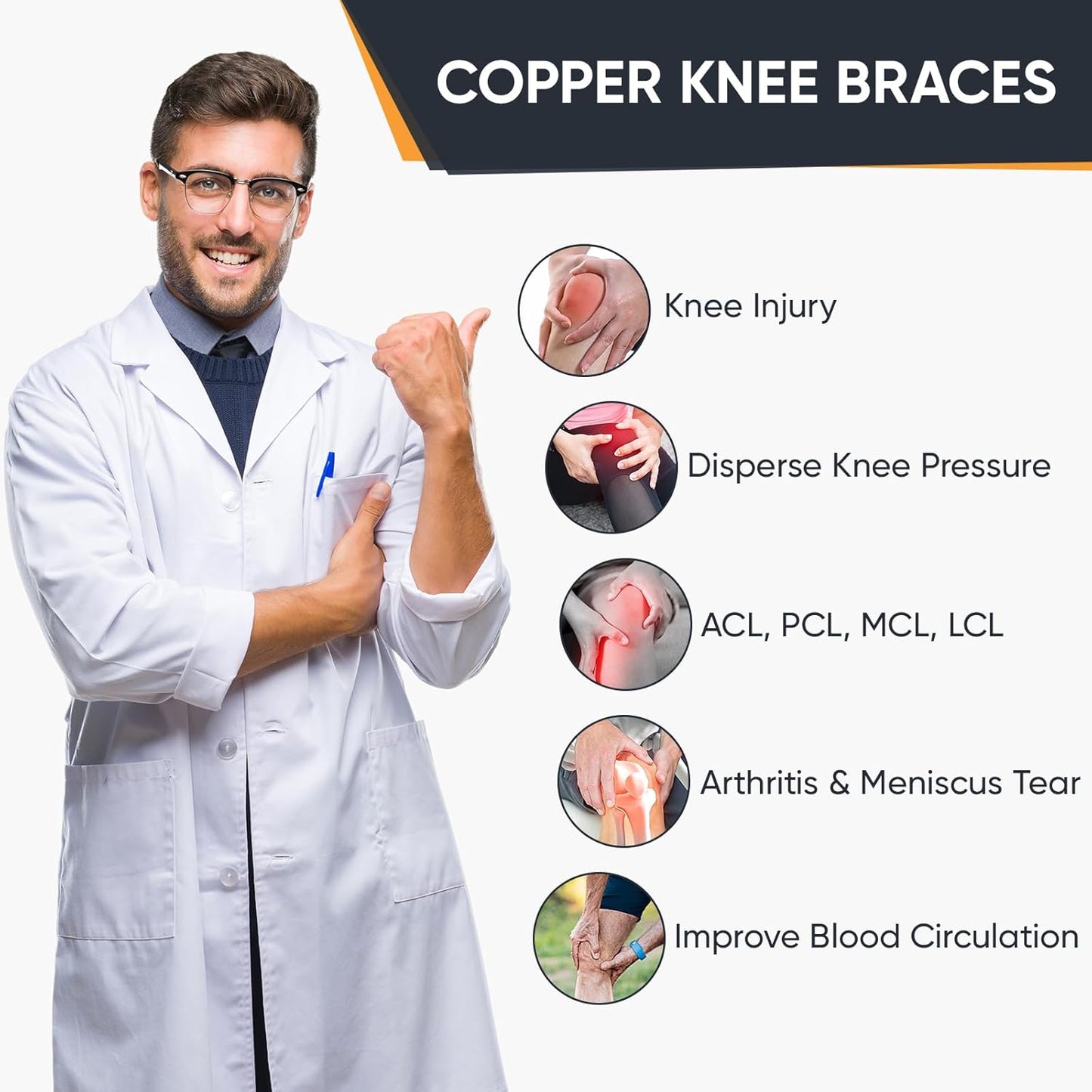 Copper Knee Brace