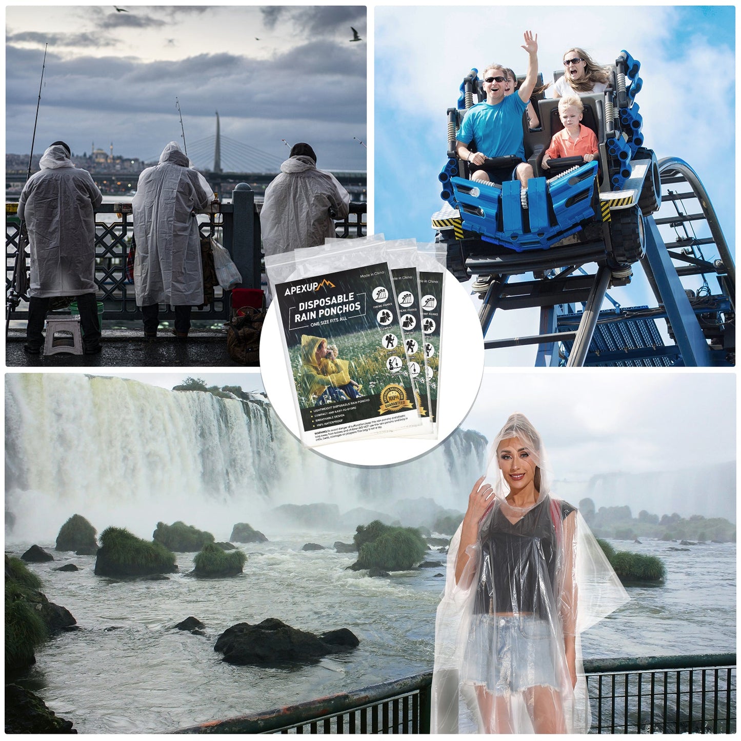 Disposable Rain Ponchos
