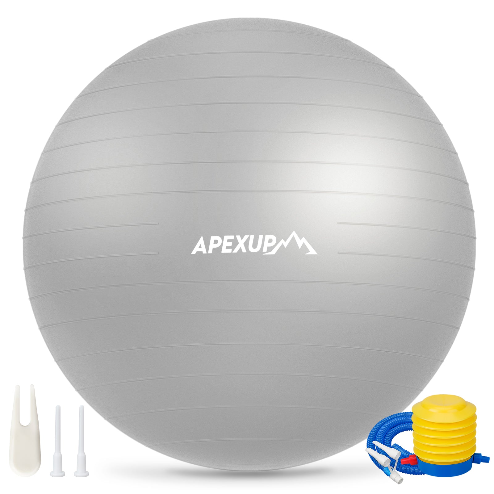 Yoga Exercise Ball, Heavy Duty Large Gym Ball, Anti Slip, Stable