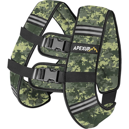 Weighted Vest with Reflective Stripe, Camo