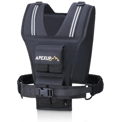 Adjustable Weighted Vest with Reflective Stripe