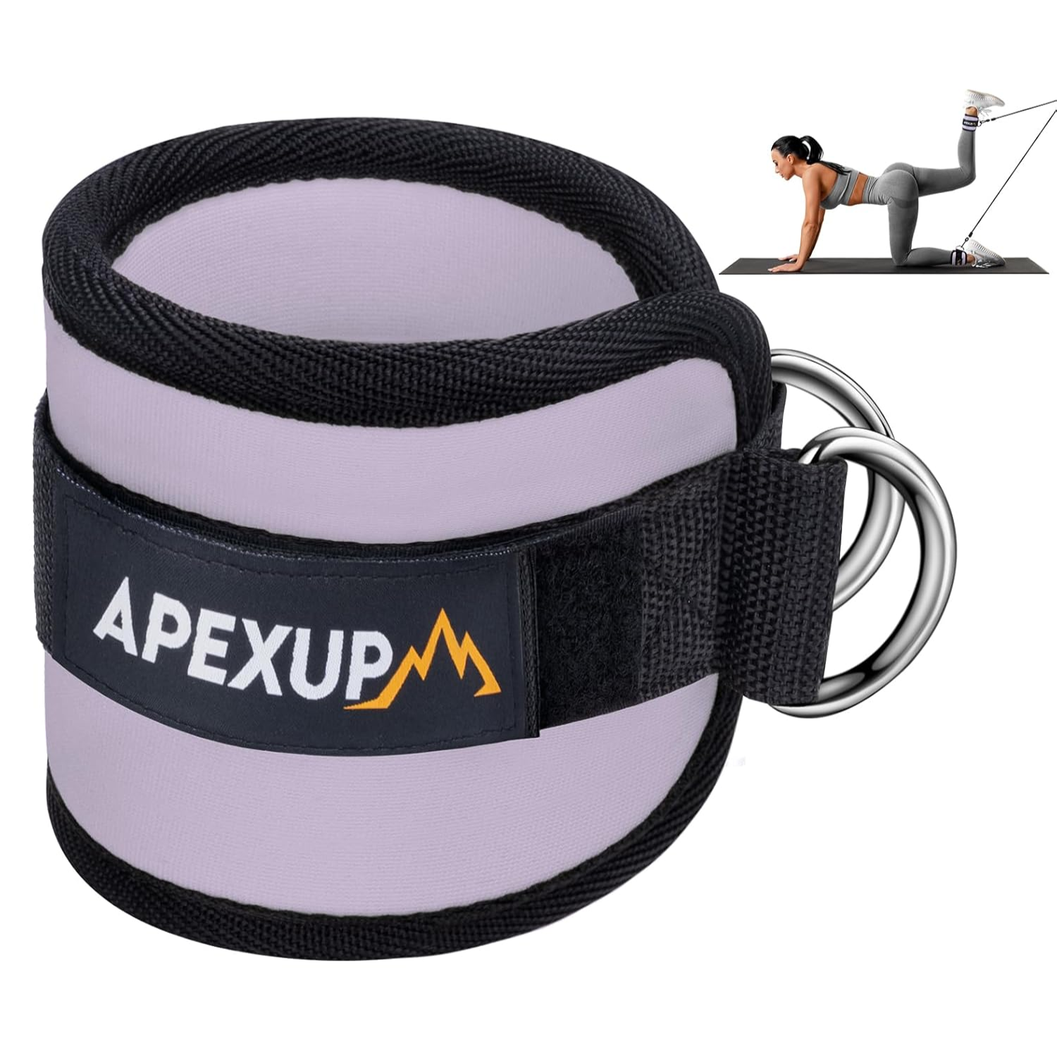 Ankle Strap for Cable Machine, Ankle Resistance Bands, Cable Kickback Ankle Straps