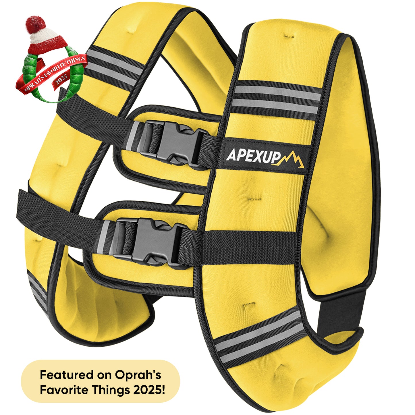 Weighted Vest with Reflective Stripe (5/10/15/20/25/30 lbs)