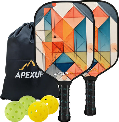 Fiberglass Pickleball Paddles Set of 2