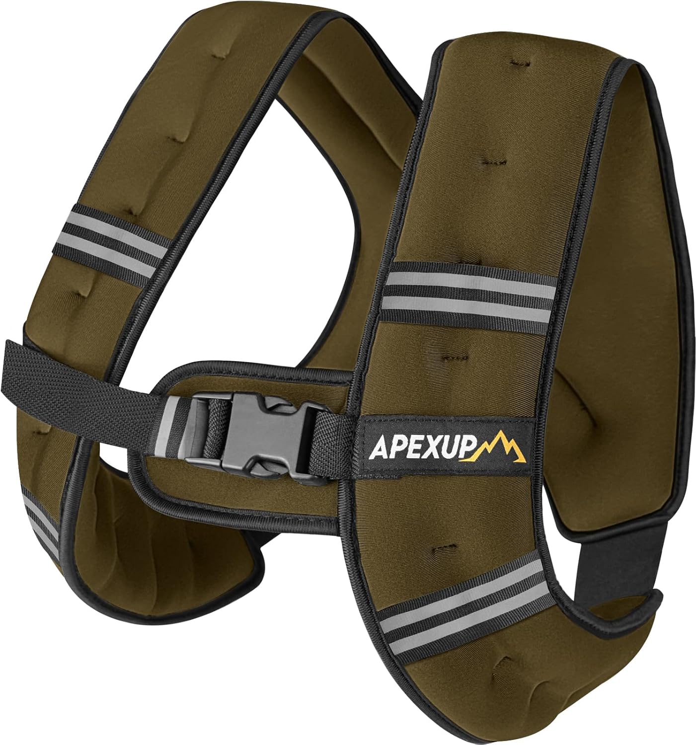 Weighted Vest with Reflective Stripe (5/10/15/20/25/30 lbs)
