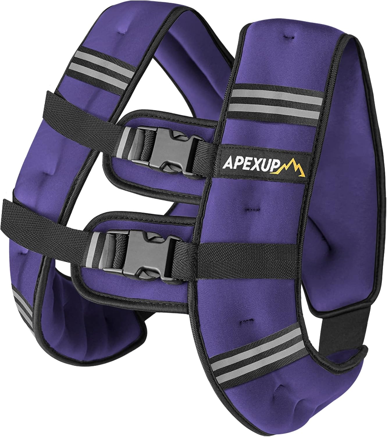 Weighted Vest with Reflective Stripe (5/10/15/20/25/30 lbs)