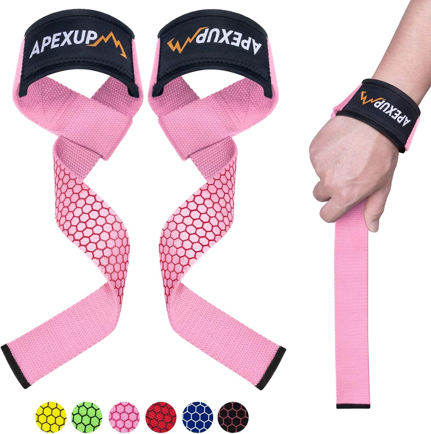 Lifting Wrist Straps with Padded Neoprene