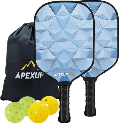 Fiberglass Pickleball Paddles Set of 2