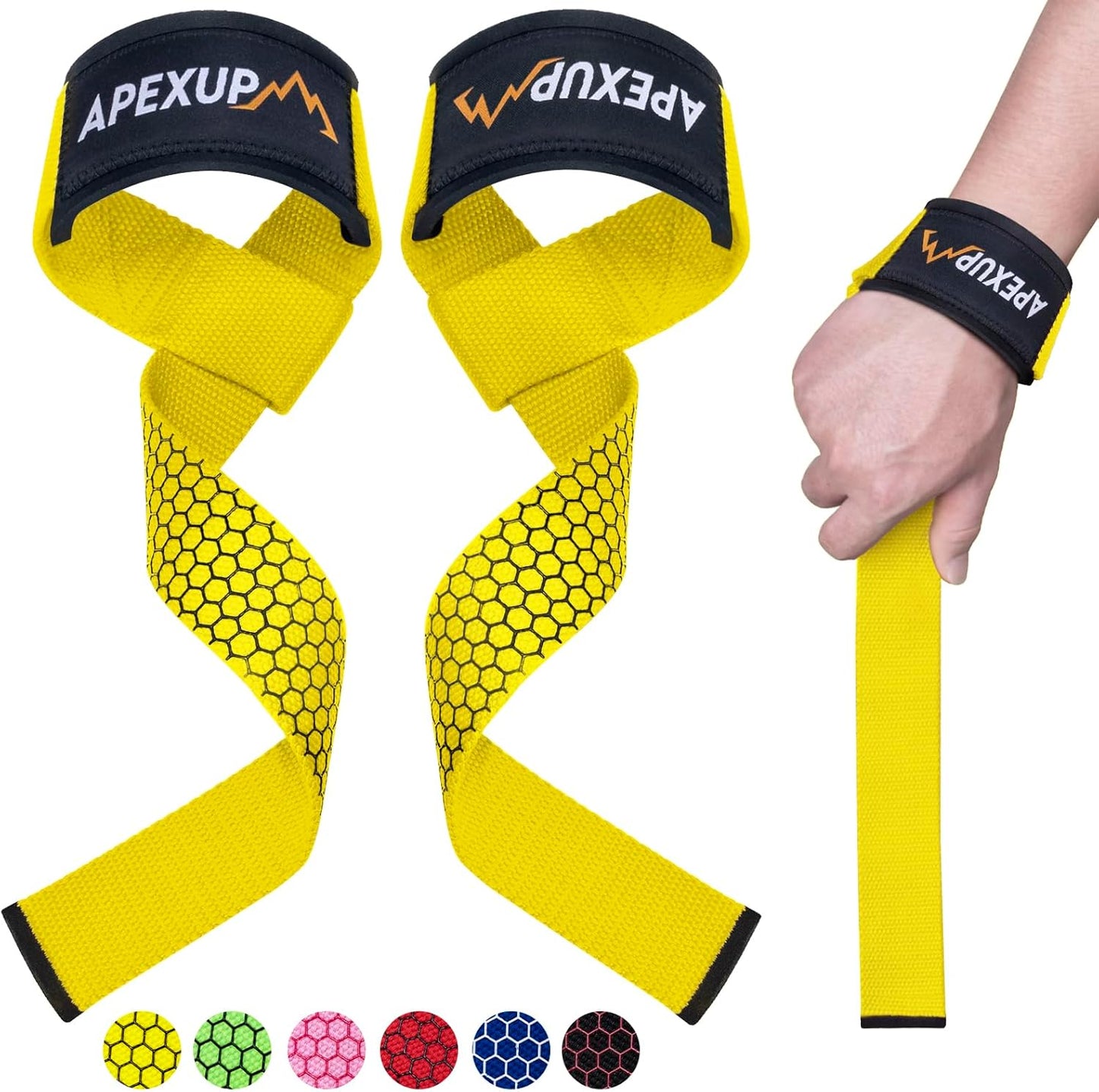 Lifting Wrist Straps with Padded Neoprene