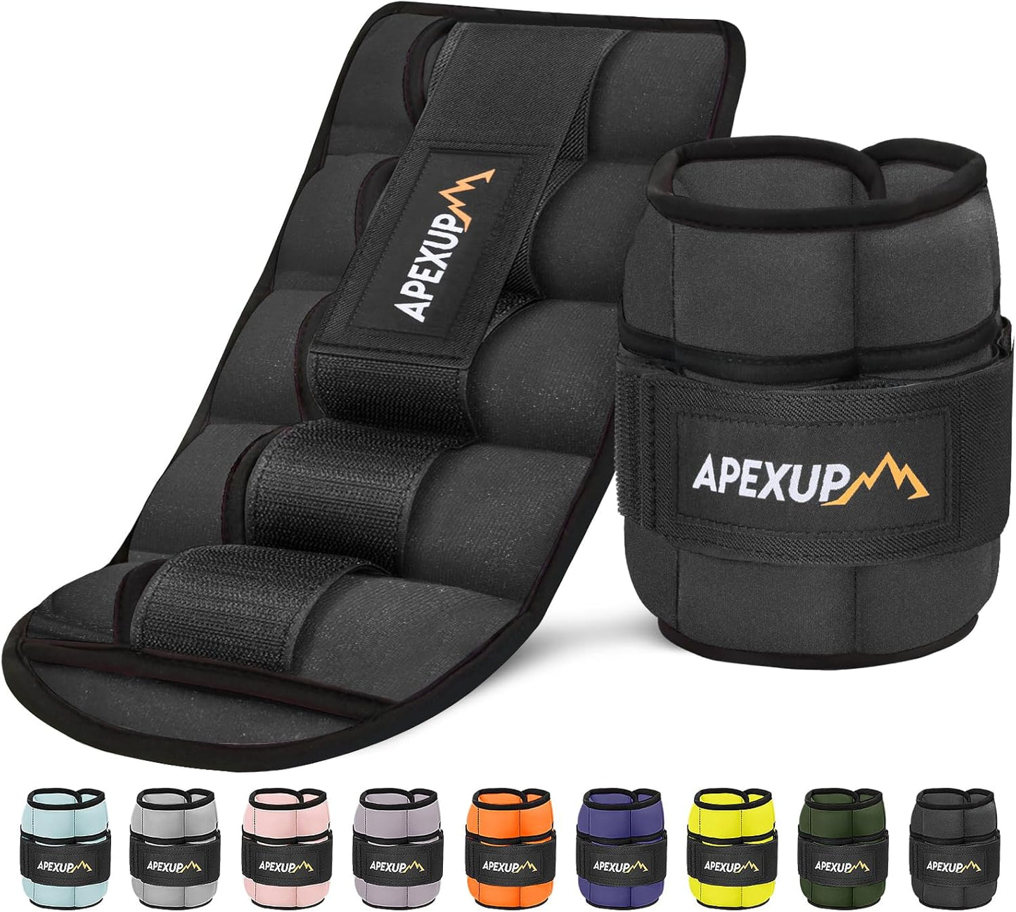 10 lbs/Pair Adjustable Ankle Weights [Upgraded]
