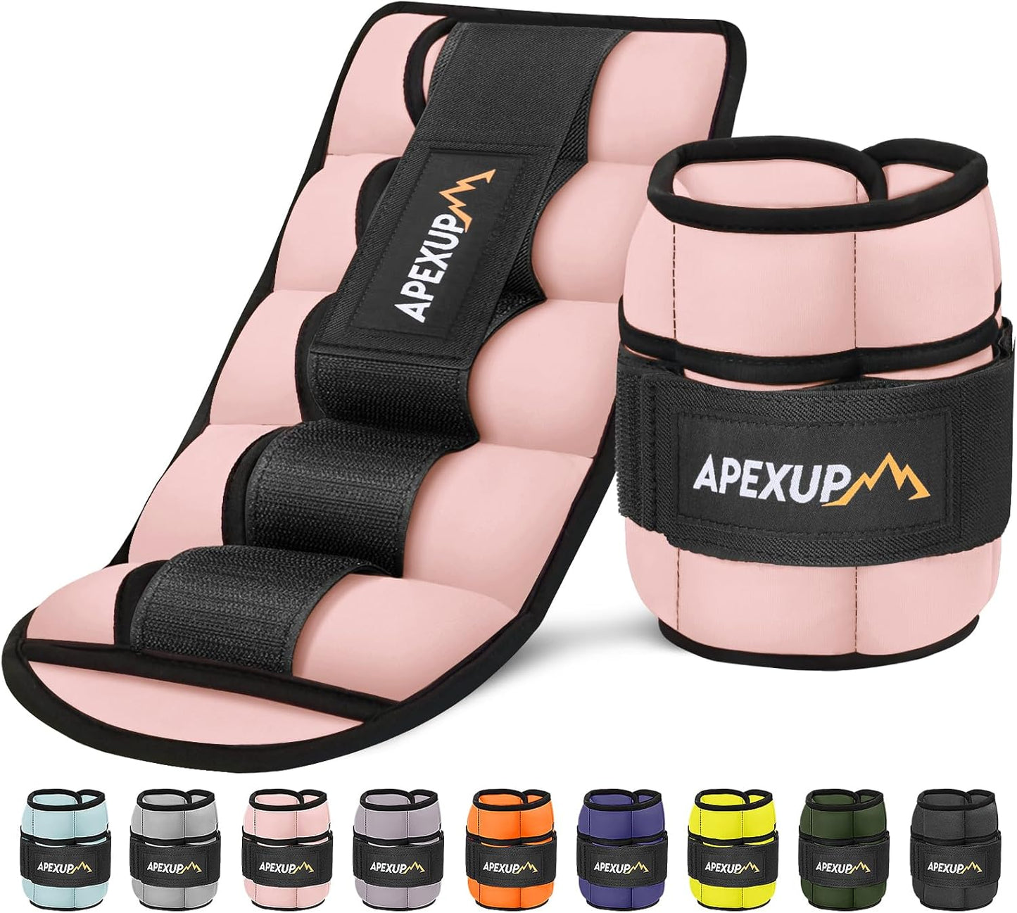 10 lbs/Pair Adjustable Ankle Weights [Upgraded]