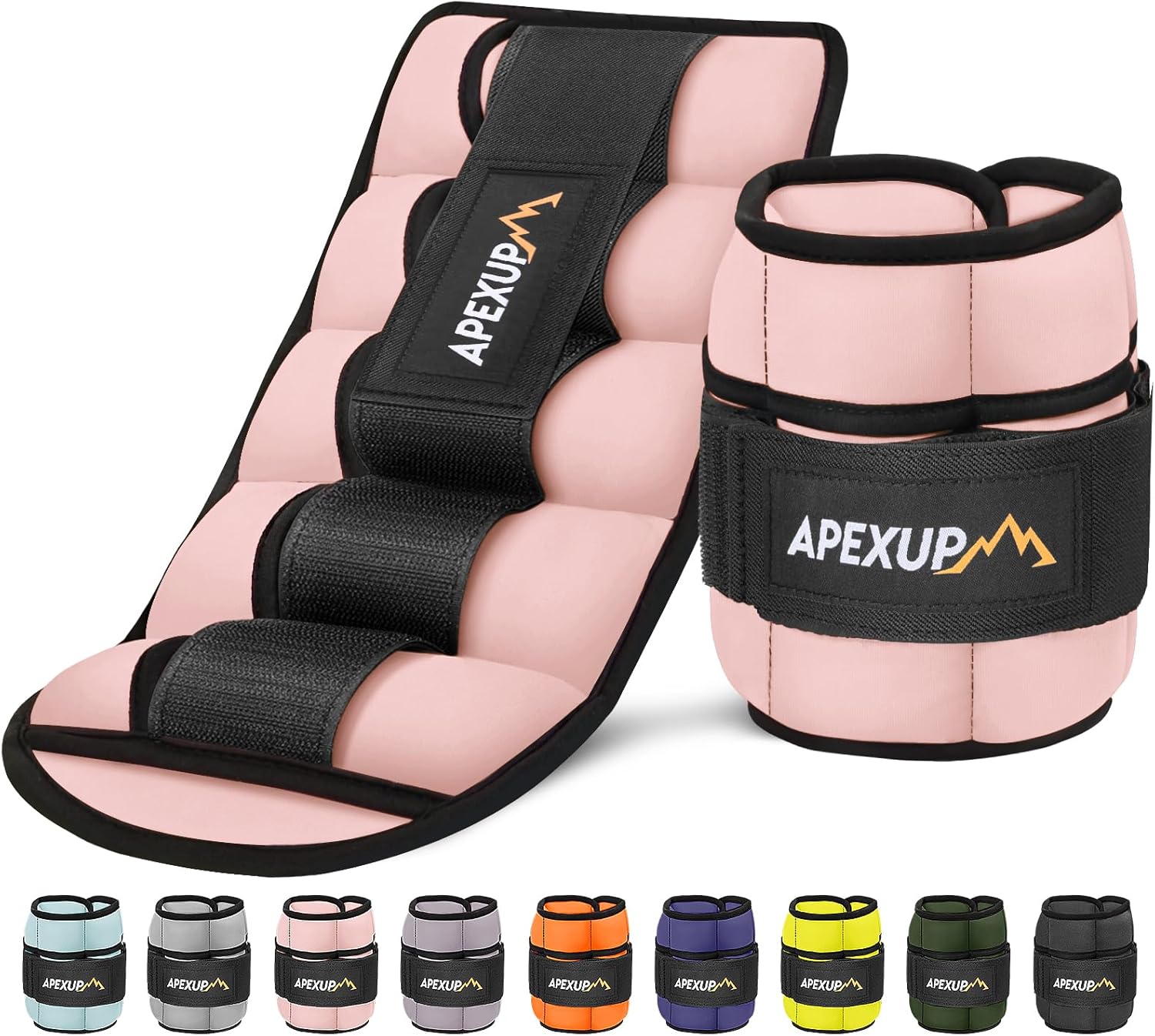 10 lbs/Pair Adjustable Ankle Weights [Upgraded]