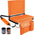 Portable Stadium Seats with Back Support, Large Pocket, Cup Holder