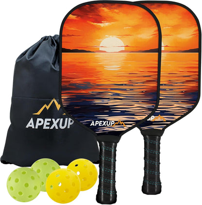 Fiberglass Pickleball Paddles Set of 2