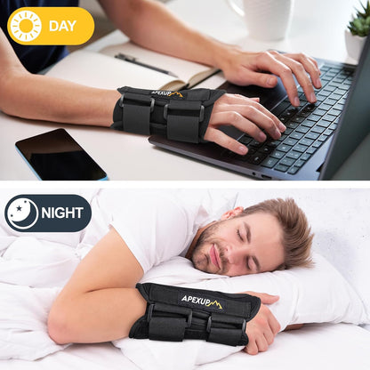 Adjustable Wrist Brace for Carpal Tunnel, with Wrist Splints