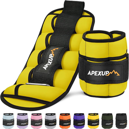 10 lbs/Pair Adjustable Ankle Weights [Upgraded]