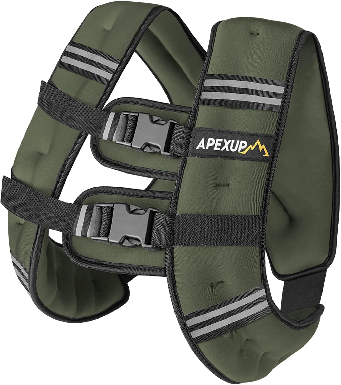 Weighted Vest with Reflective Stripe (5/10/15/20/25/30 lbs)