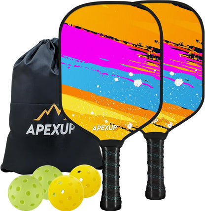 Fiberglass Pickleball Paddles Set of 2