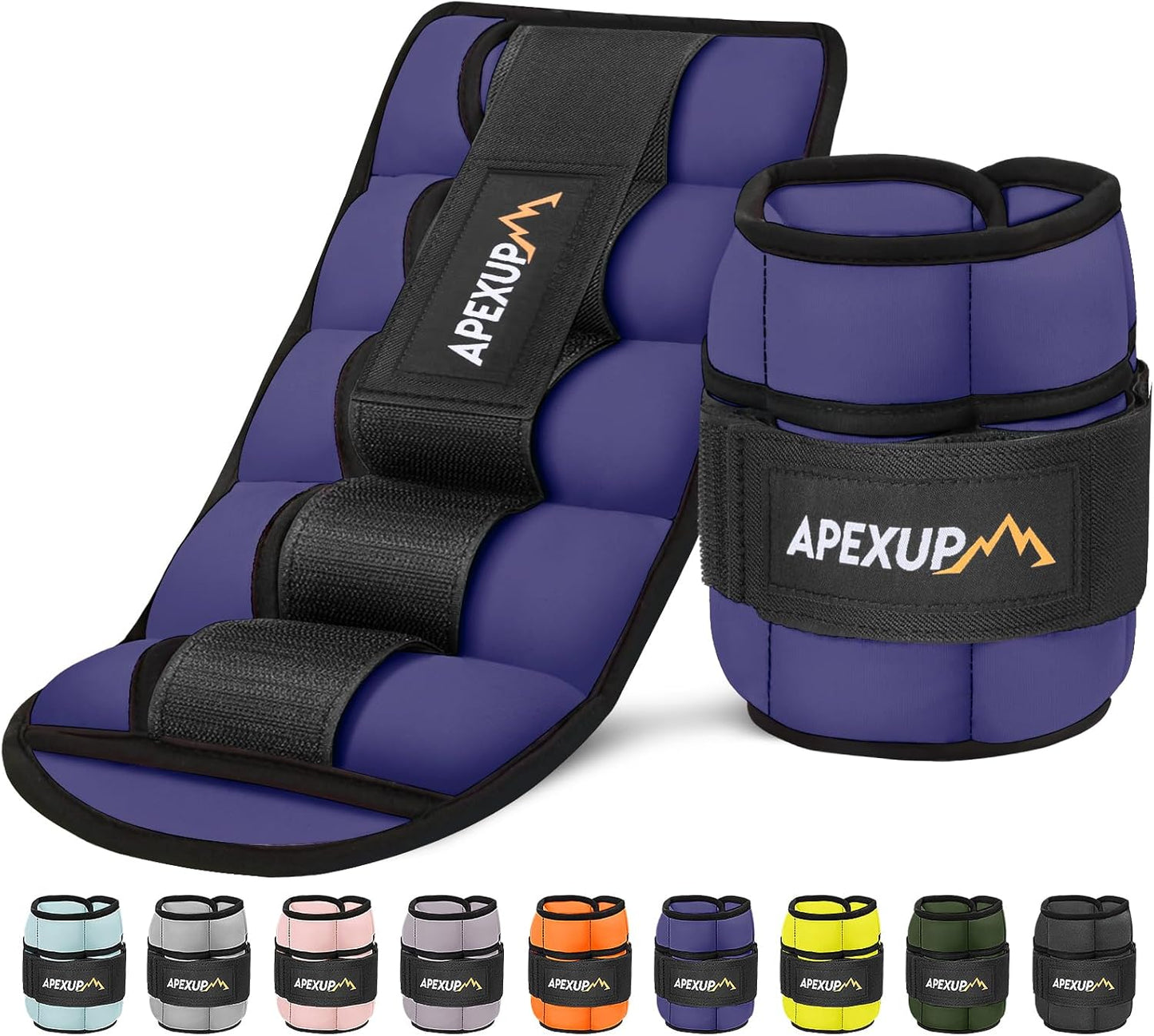 10 lbs/Pair Adjustable Ankle Weights [Upgraded]