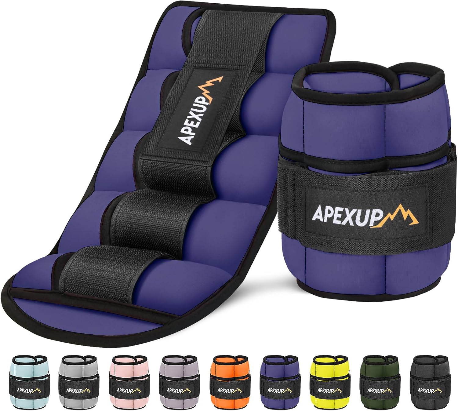 10 lbs/Pair Adjustable Ankle Weights [Upgraded]