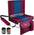 Portable Stadium Seats with Back Support, Large Pocket, Cup Holder