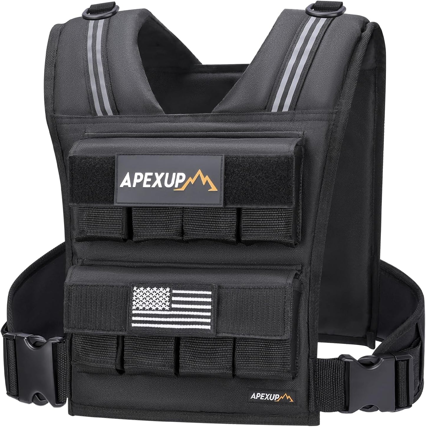 Adjustable Weighted Vest for 40lbs, without Iron Weights