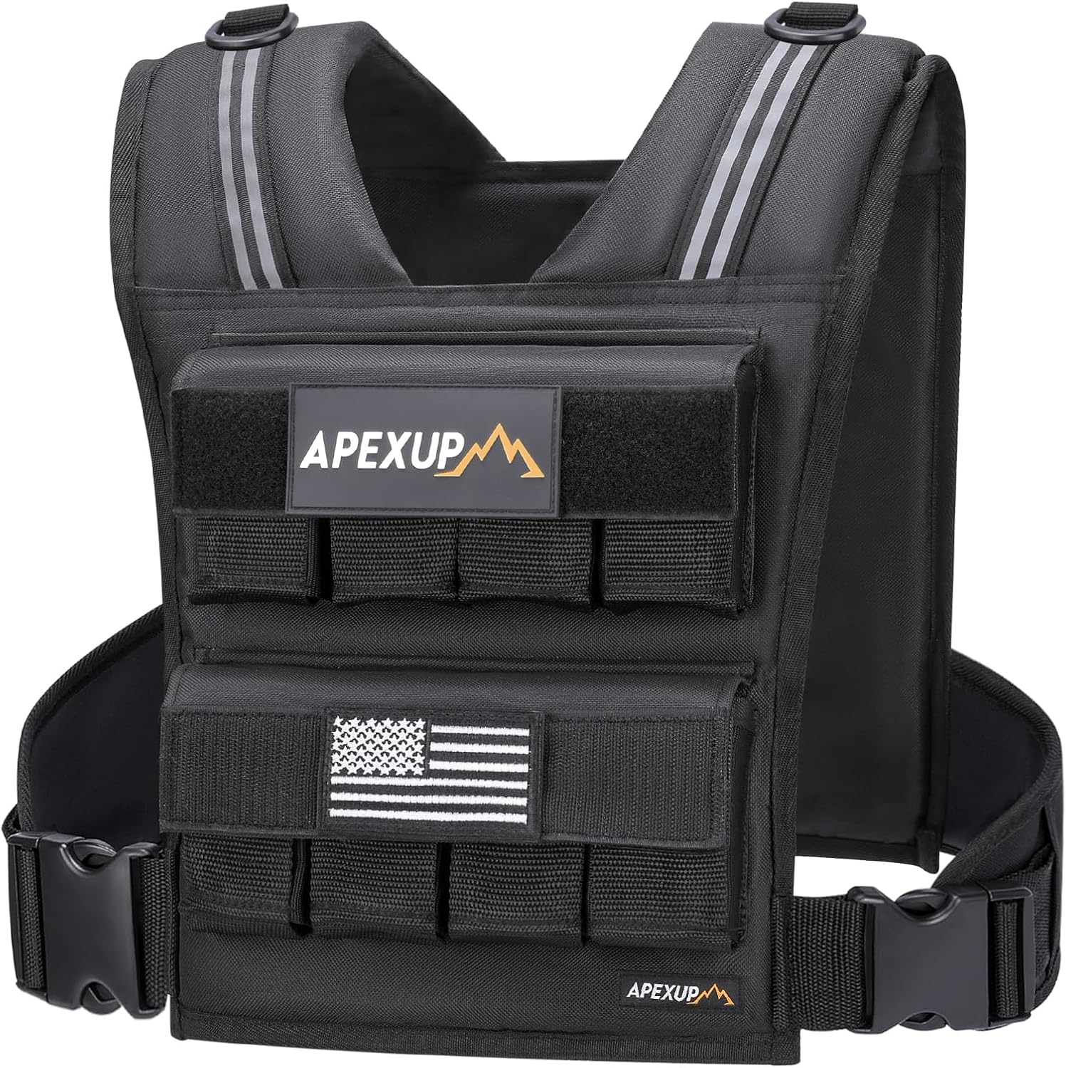 Adjustable Weighted Vest for 40lbs, without Iron Weights