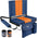Portable Stadium Seats with Back Support, Large Pocket, Cup Holder