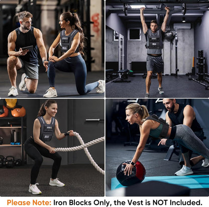 Iron Weights, Accessories for Adjustable Weighted Vests