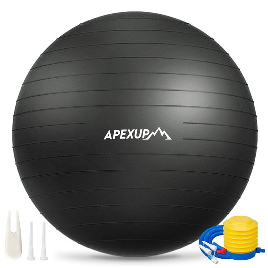 Black Yoga Exercise Ball