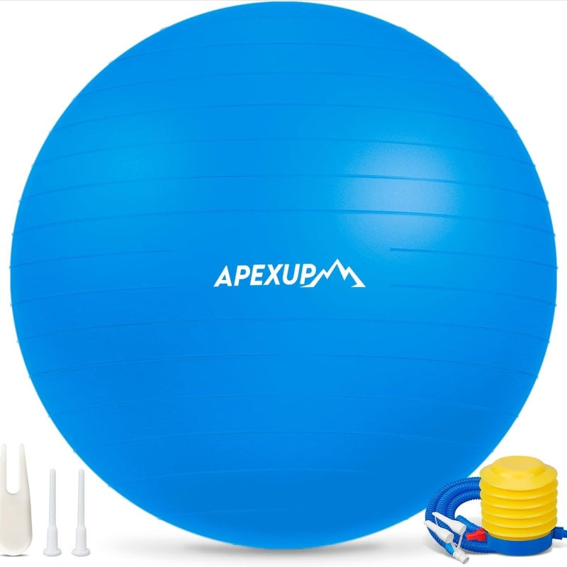 Blue Yoga Exercise Ball