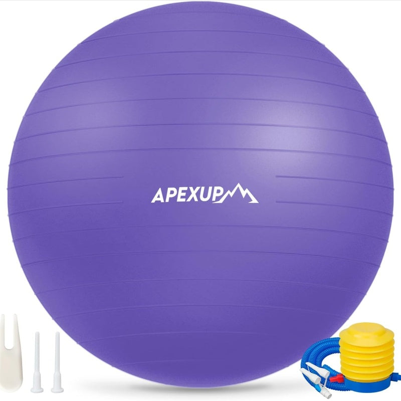 Purple Yoga Exercise Ball
